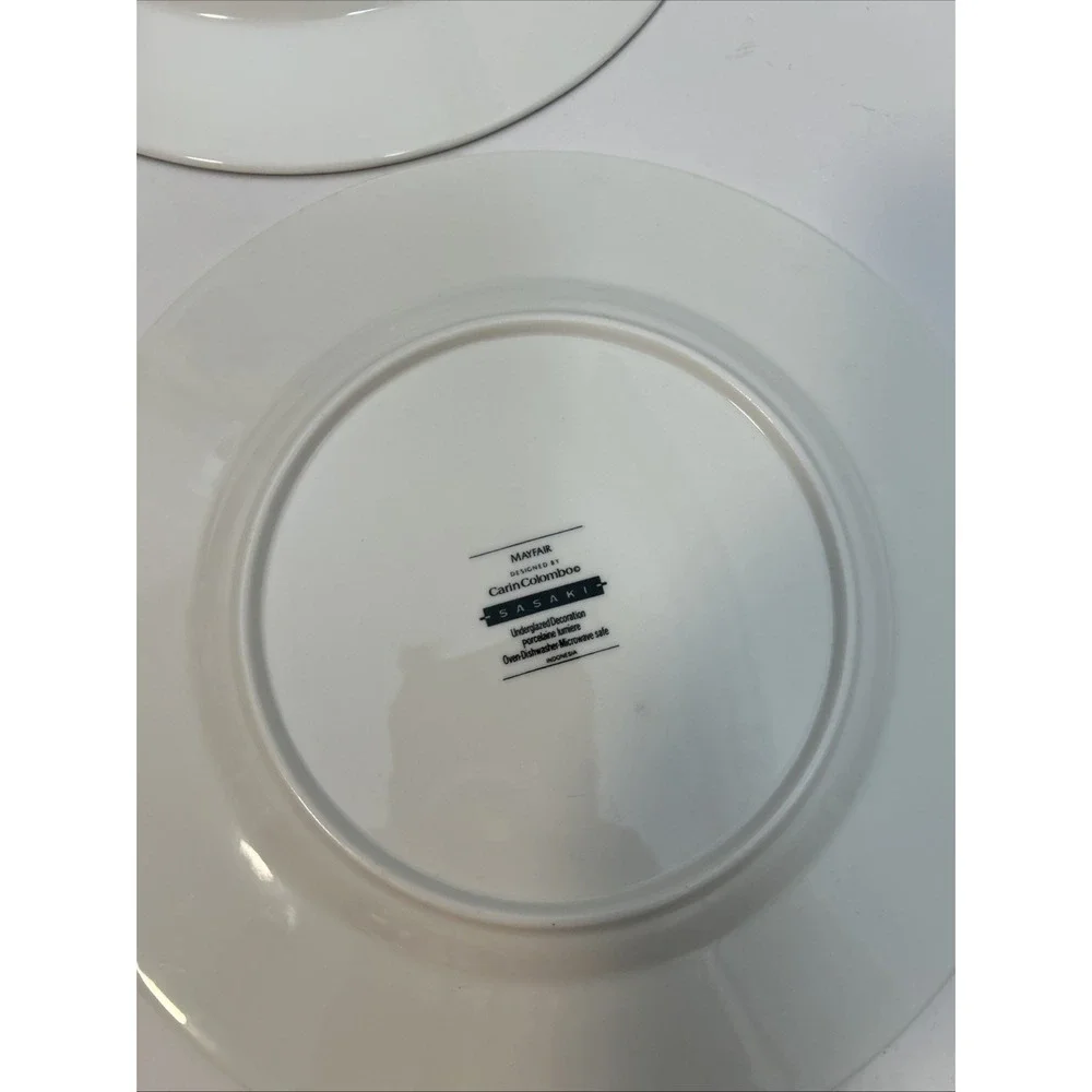 Mayfair Sasaki‎ by Carin Columbo Rimmed Soup Bowl And Saucier Yellow SKU 1493